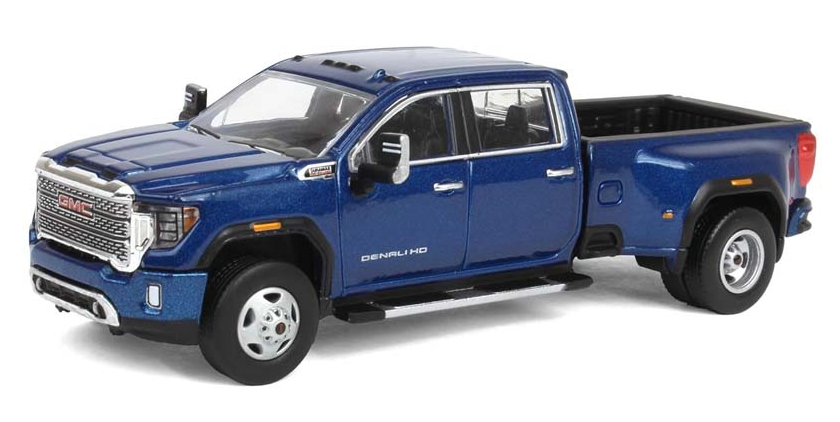 Blue GMC Denali Dually