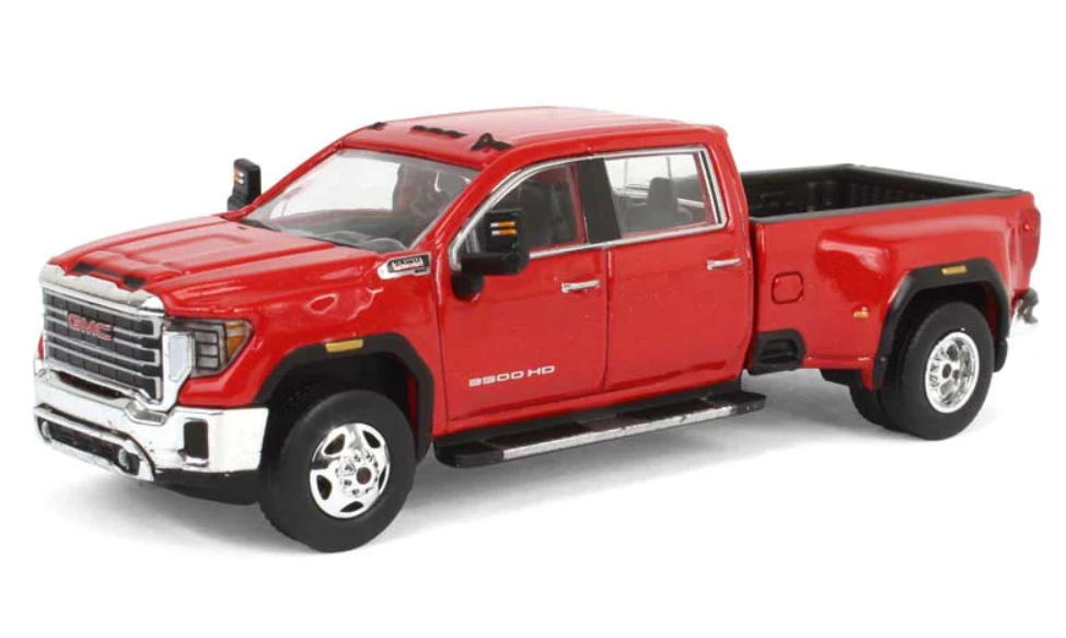 Red GMC Dually